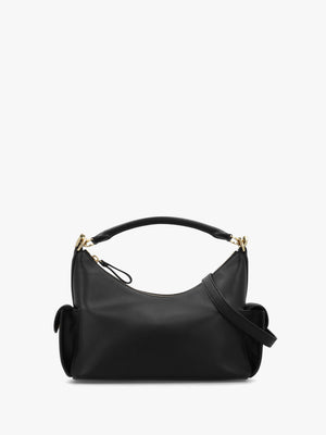 Blaike Small Black Leather Shoulder Bag