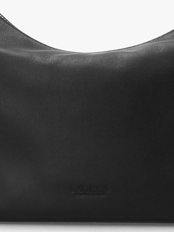 Blaike Small Black Leather Shoulder Bag