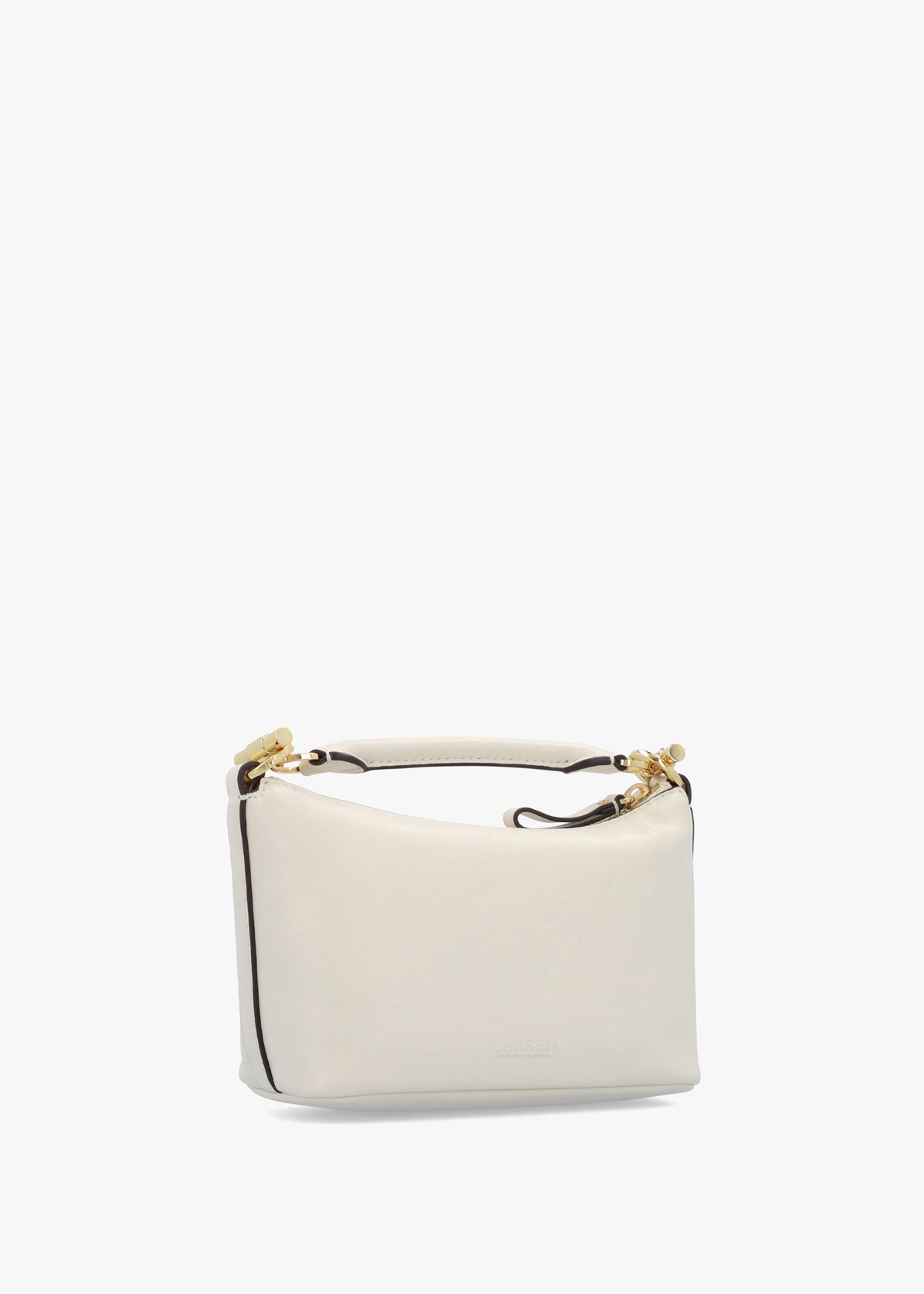Blaike Mini Soft White Leather Shoulder Bag