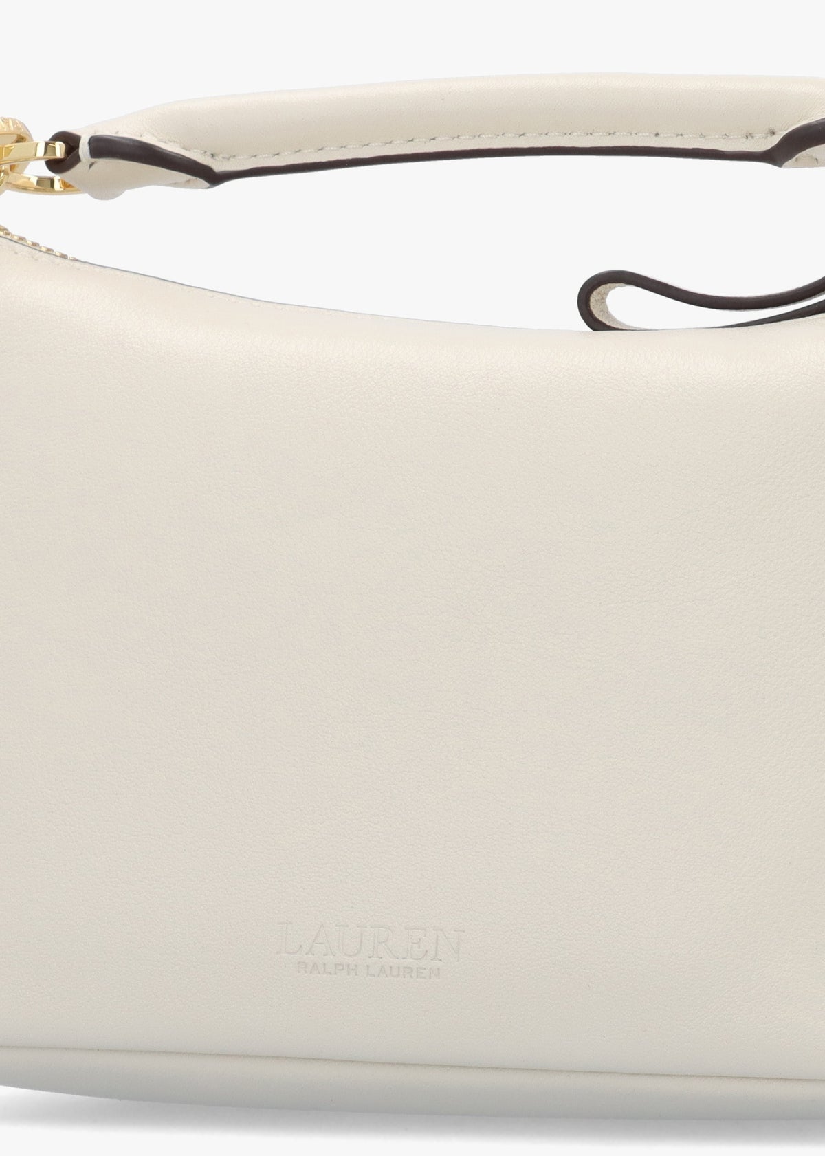 Blaike Mini Soft White Leather Shoulder Bag