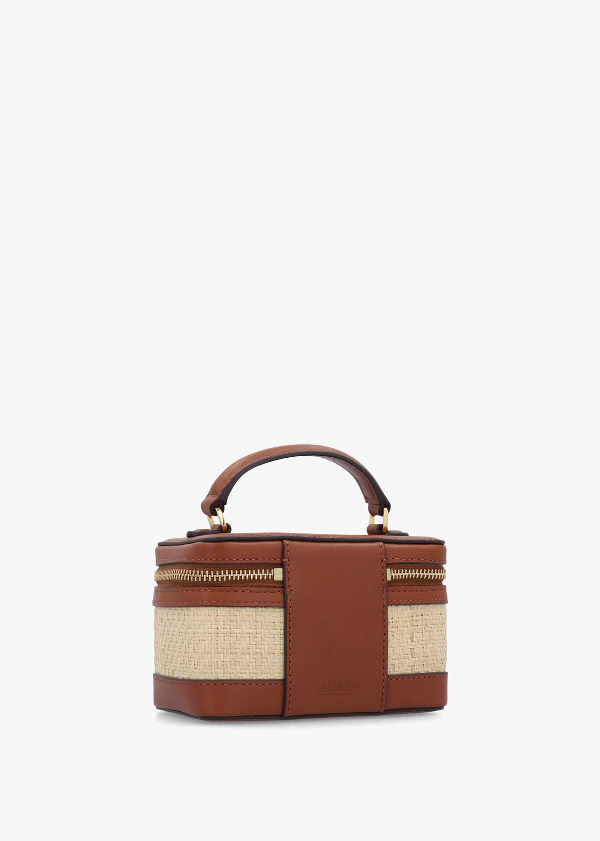 Hallee Small Raffia Natural Lauren Tan Cross-Body Bag