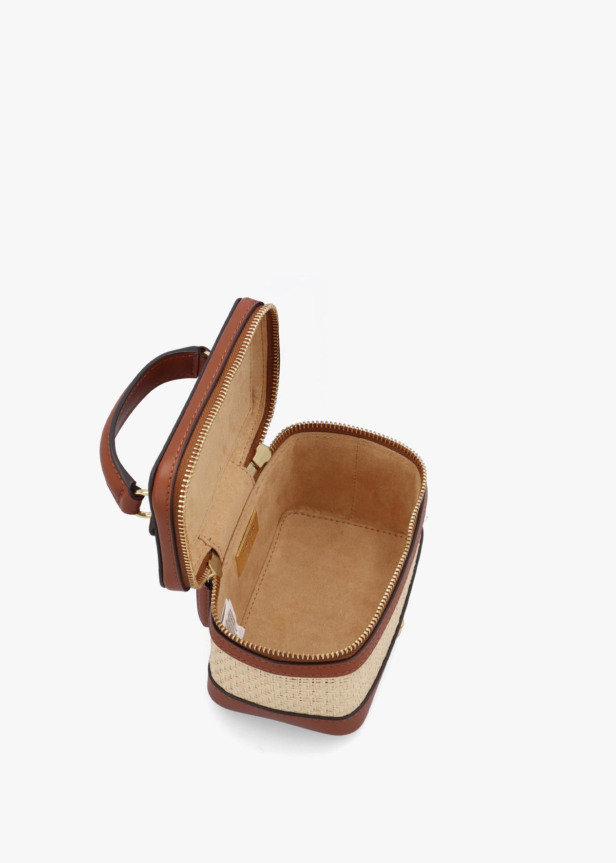 Hallee Small Raffia Natural Lauren Tan Cross-Body Bag