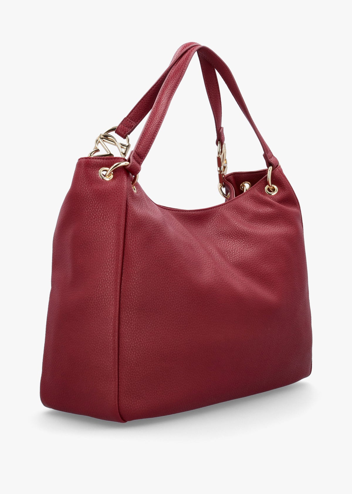 Burgundy Shoulder Shopper Bag