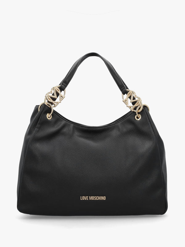 Black Shoulder Shopper Bag