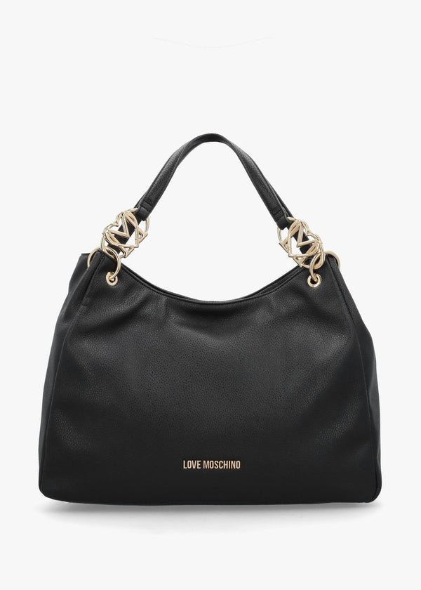 Black Shoulder Shopper Bag
