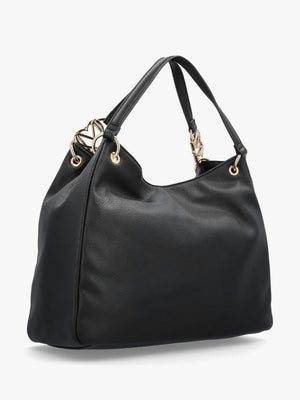 Black Shoulder Shopper Bag