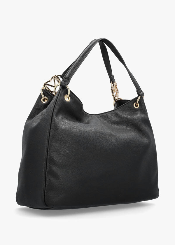 Black Shoulder Shopper Bag