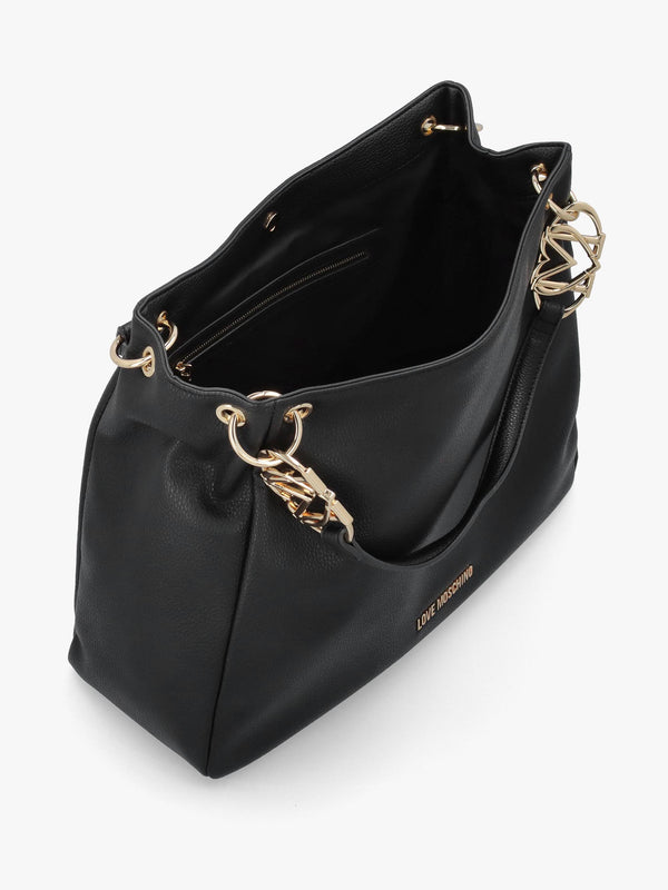 Black Shoulder Shopper Bag