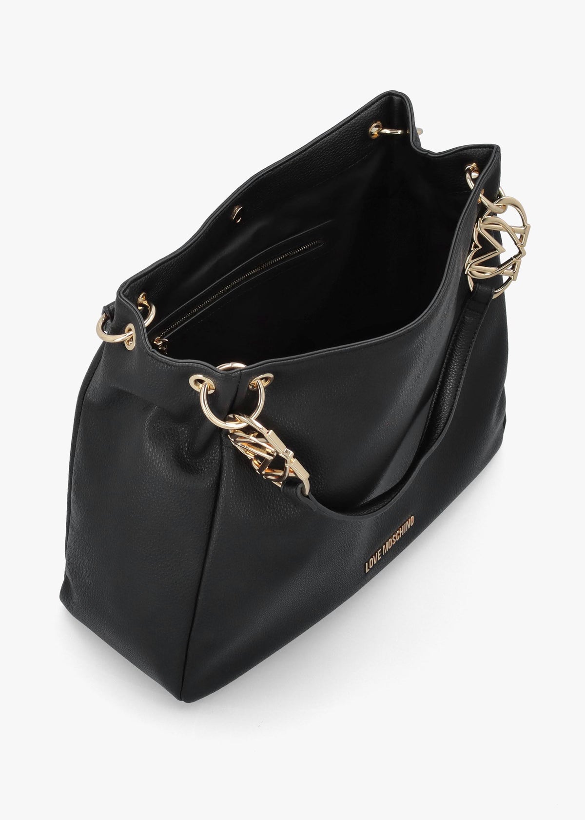 Black Shoulder Shopper Bag