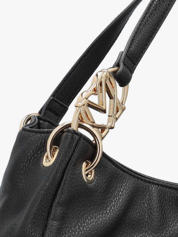 Black Shoulder Shopper Bag