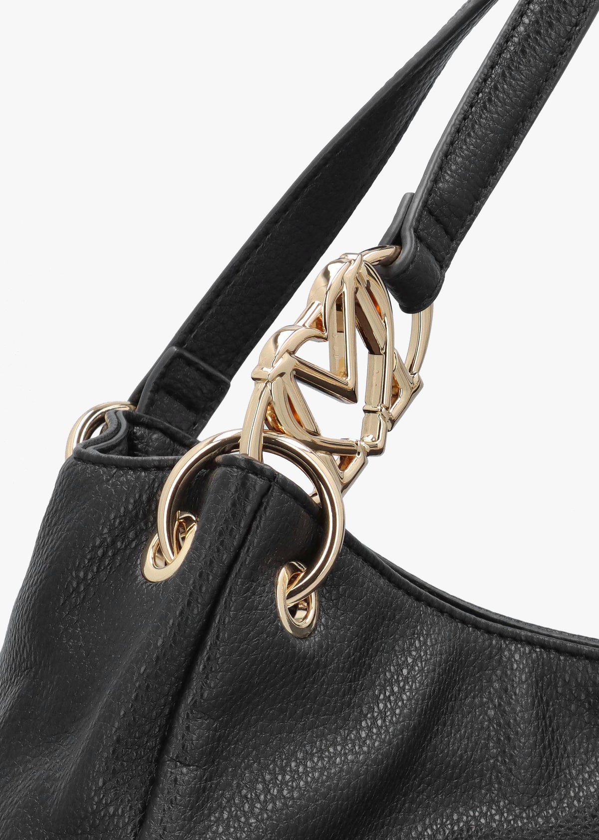 Black Shoulder Shopper Bag