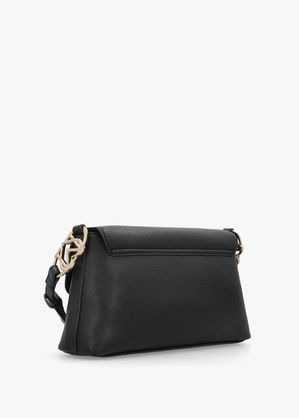 Love Moschino Black Pebbled Shoulder Bag