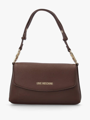 Brown Pebbled Shoulder Bag