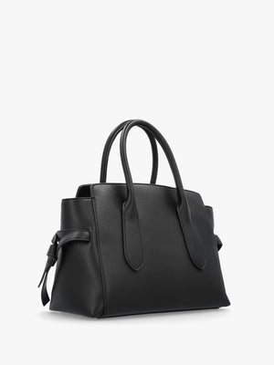 Love Moschino Black Heart Logo Charm Day Bag