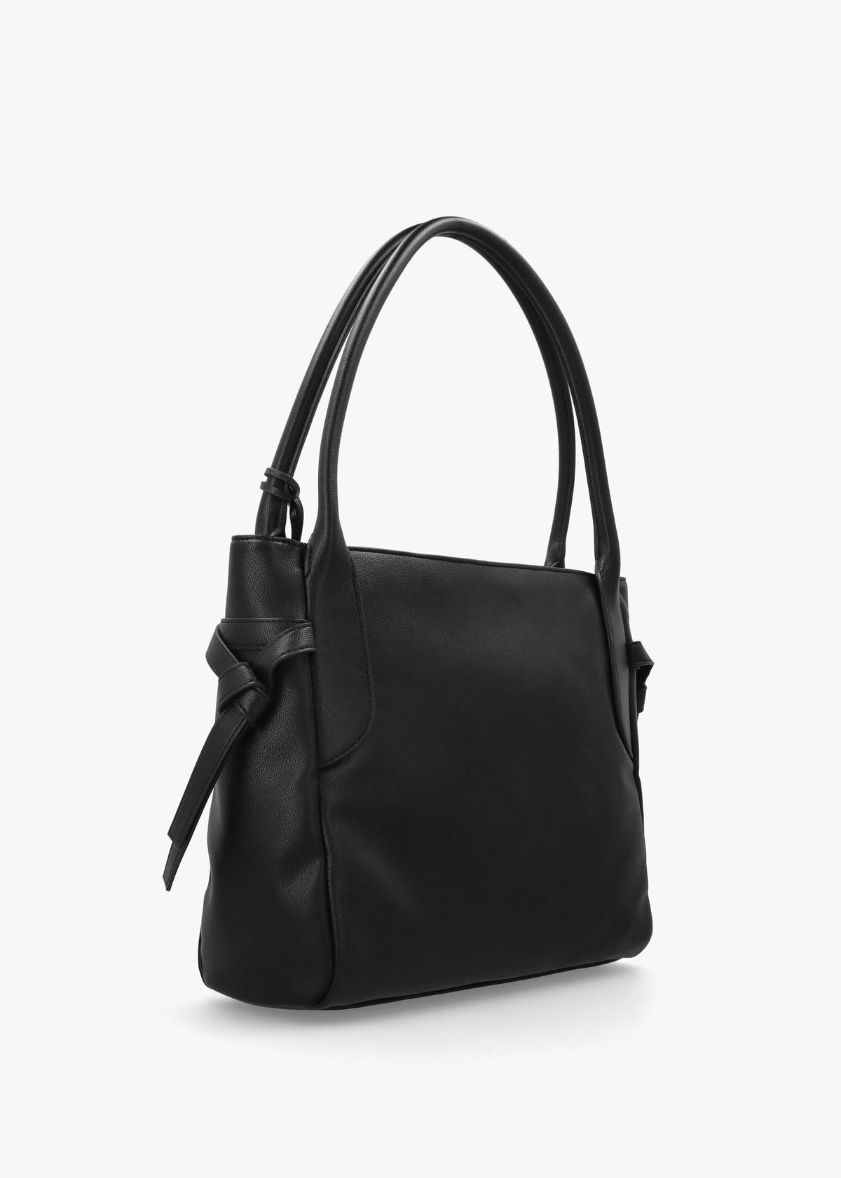 Love Moschino Black Logo Charm Shopper Bag