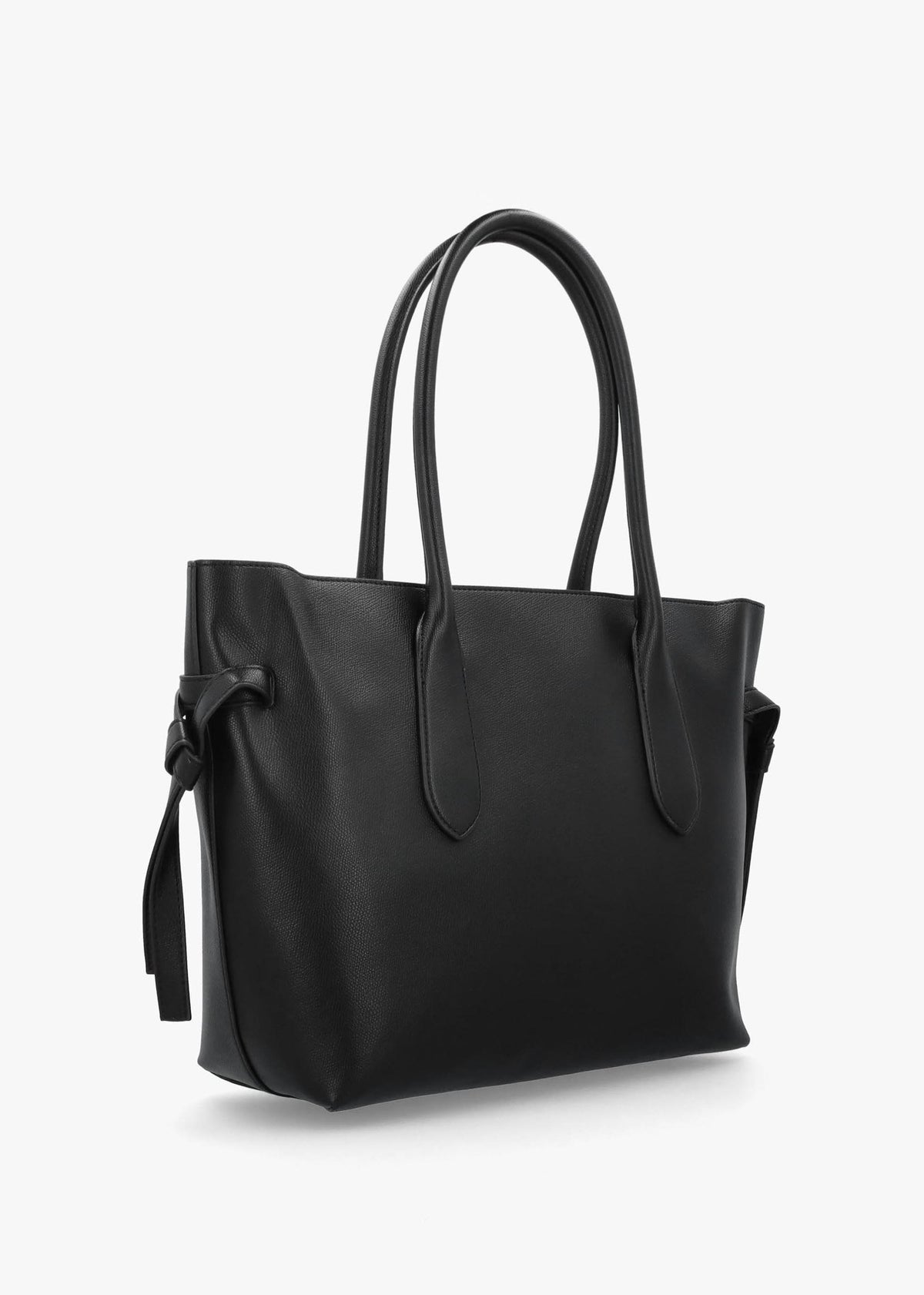 Love Moschino Black Logo Charm Tote Bag