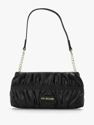 Black Cinched Shoulder Bag