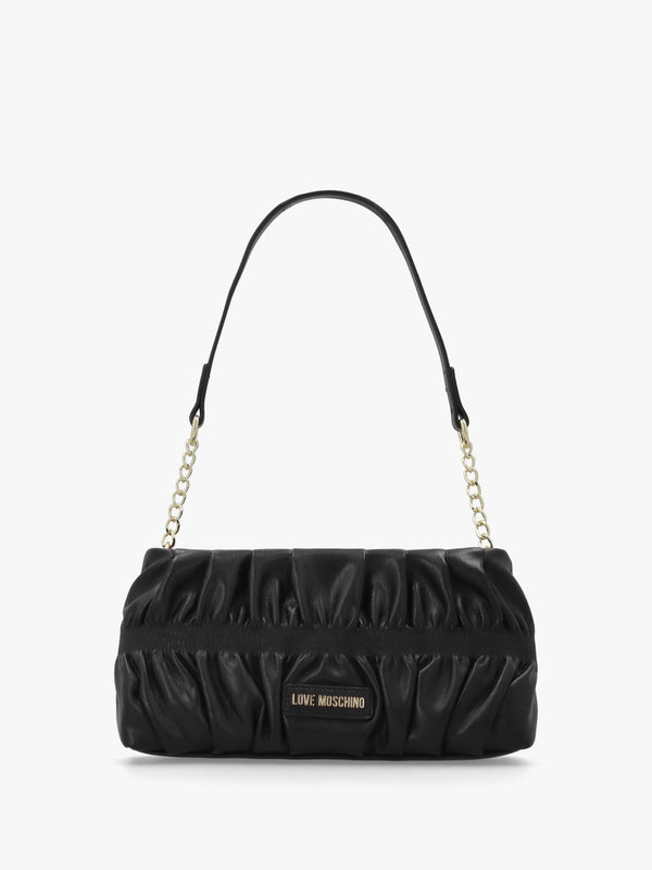 Love Moschino Black Cinched Shoulder Bag