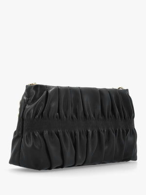 Black Cinched Shoulder Bag