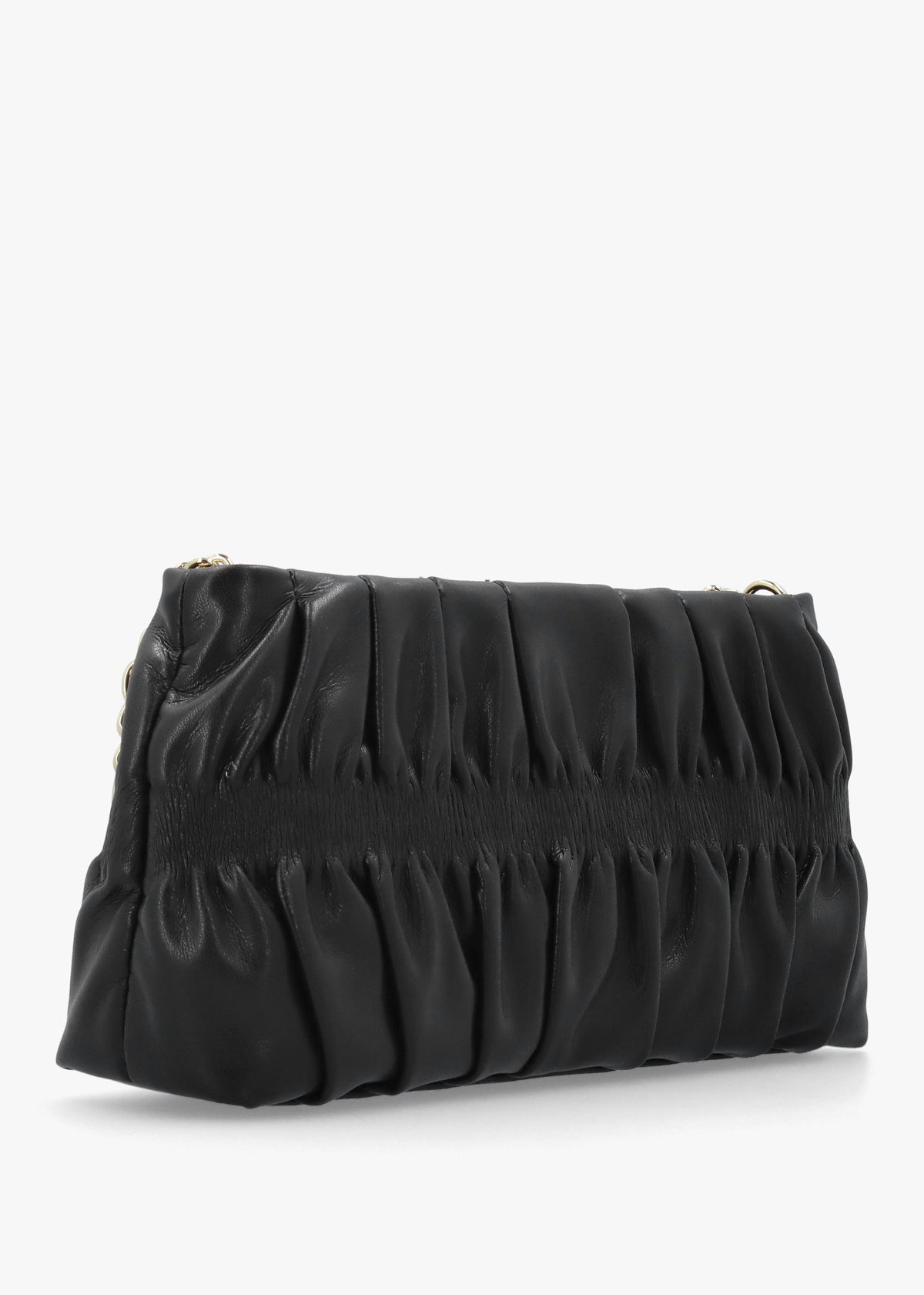 Black Cinched Shoulder Bag