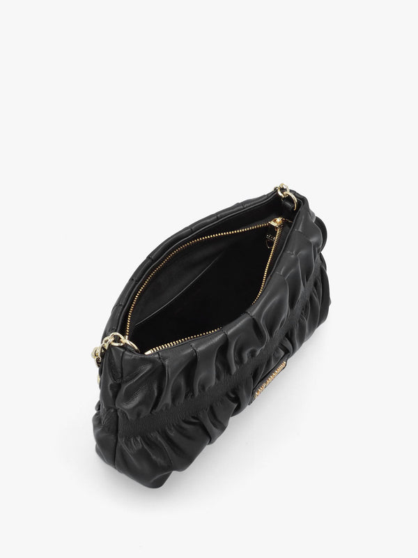Love Moschino Black Cinched Shoulder Bag