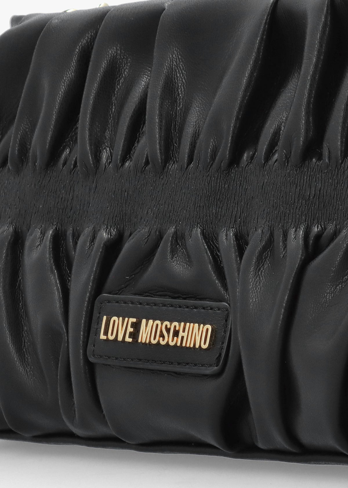 Black Cinched Shoulder Bag