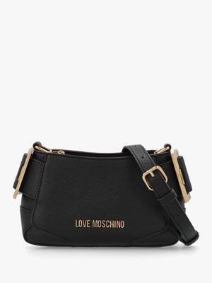 Black Buckle Shoulder Bag