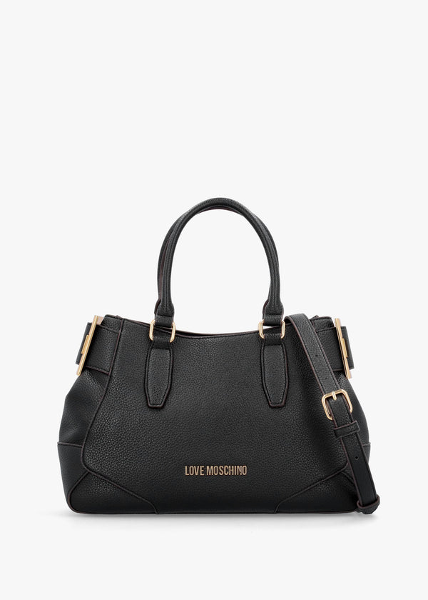 Love Moschino Black Carryall Shopper Bag