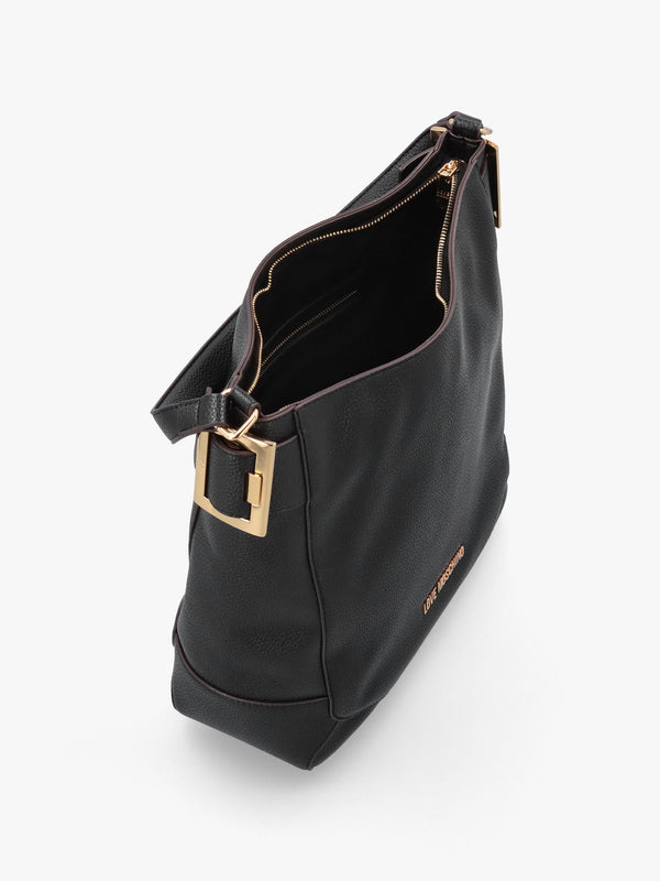 Love Moschino Black Bucket Shopper Bag