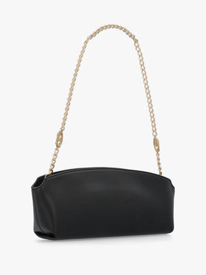 Black East West Shoulder Bag
