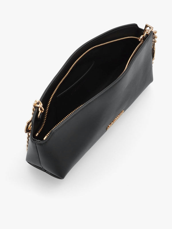 Black East West Shoulder Bag