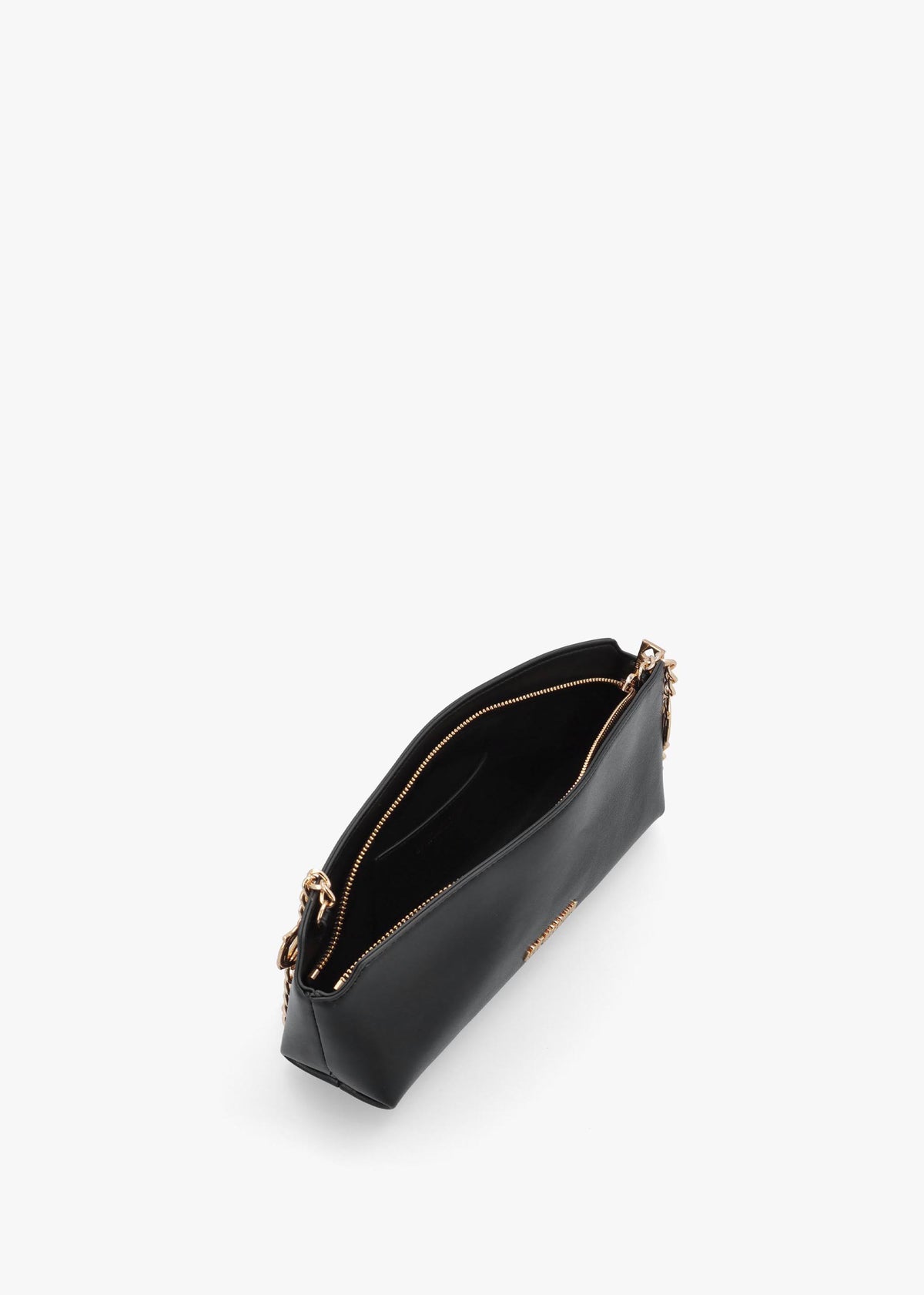 Love Moschino Black East West Shoulder Bag