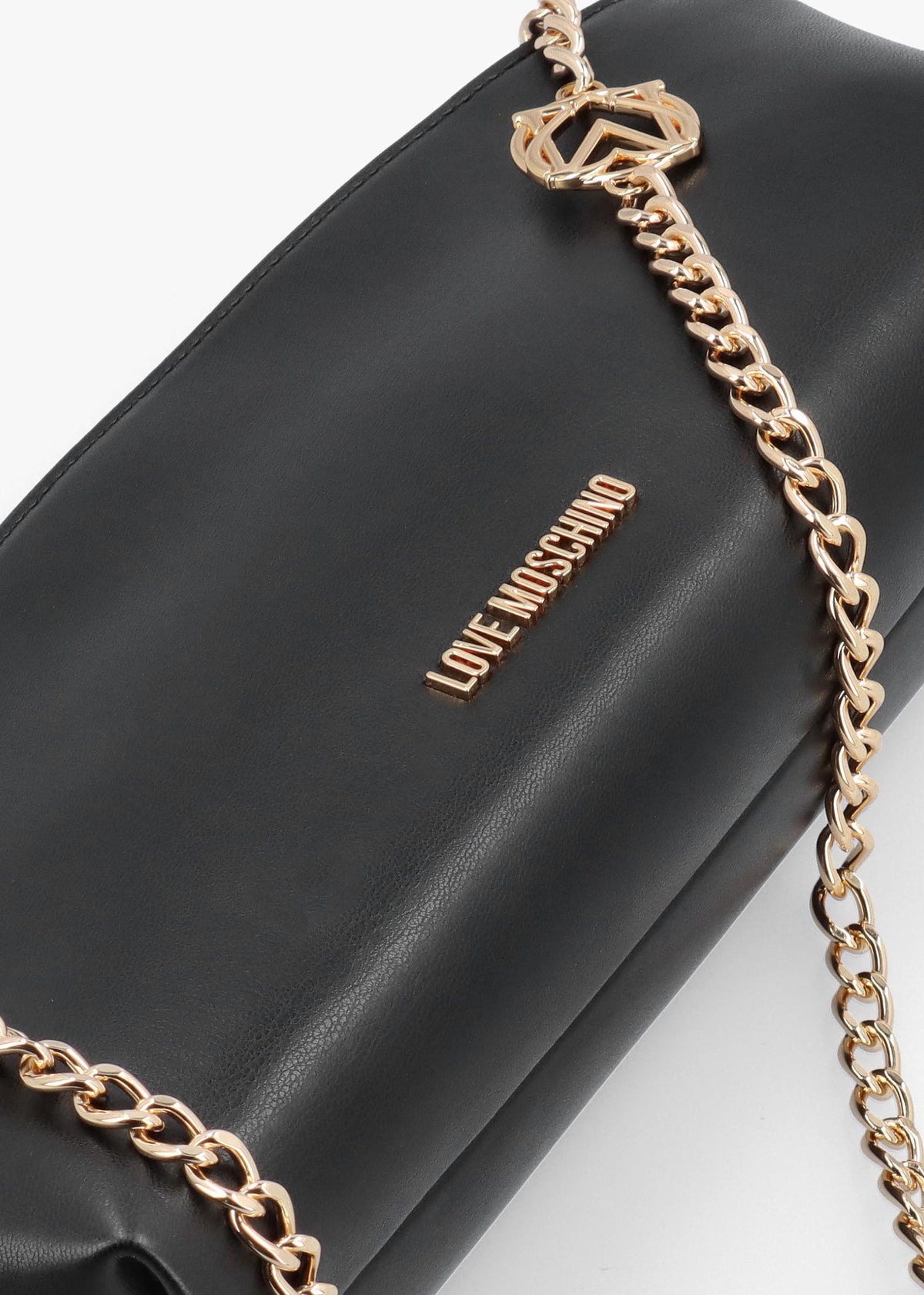 Love Moschino Black East West Shoulder Bag