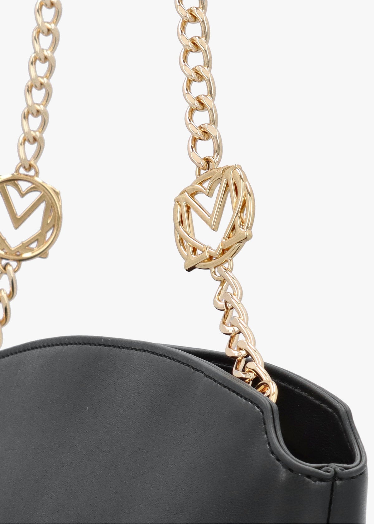 Black East West Shoulder Bag