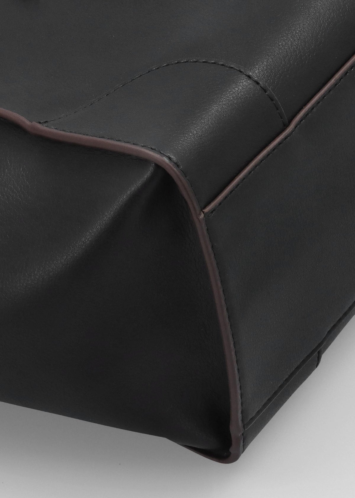 Love Moschino Black Recycled Leather Hobo Bag