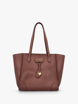 Love Moschino Tan Recycled Leather Hobo Bag