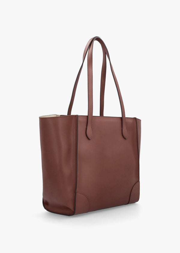 Love Moschino Tan Recycled Leather Hobo Bag