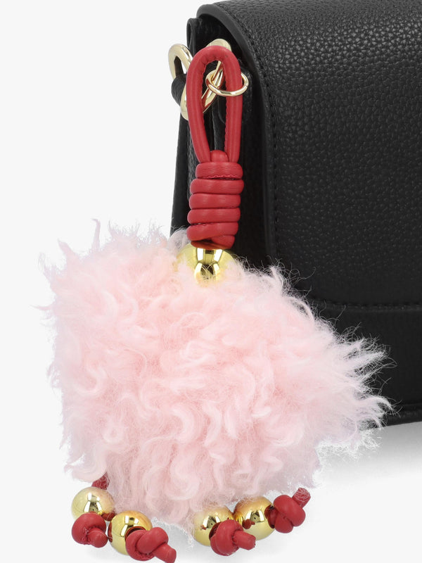 Love Moschino Bouncing Heart Black Cross-Body Bag