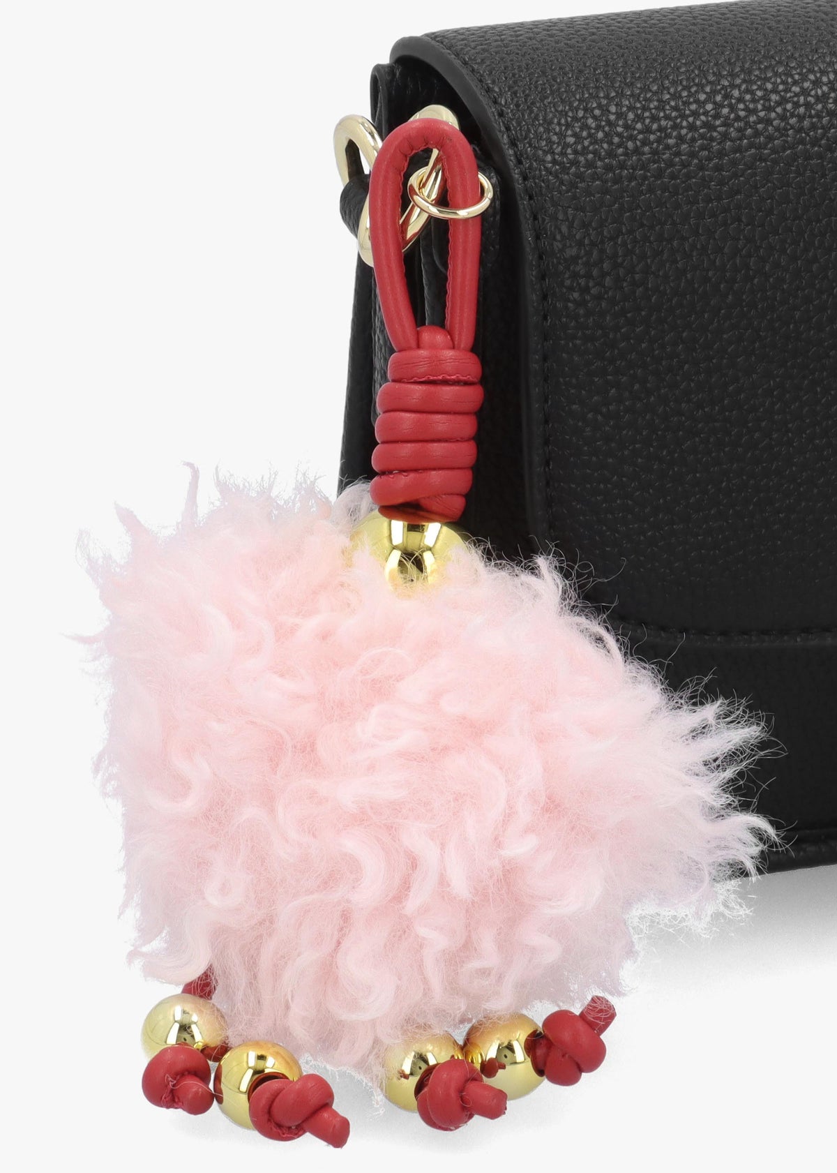 Love Moschino Bouncing Heart Black Cross-Body Bag