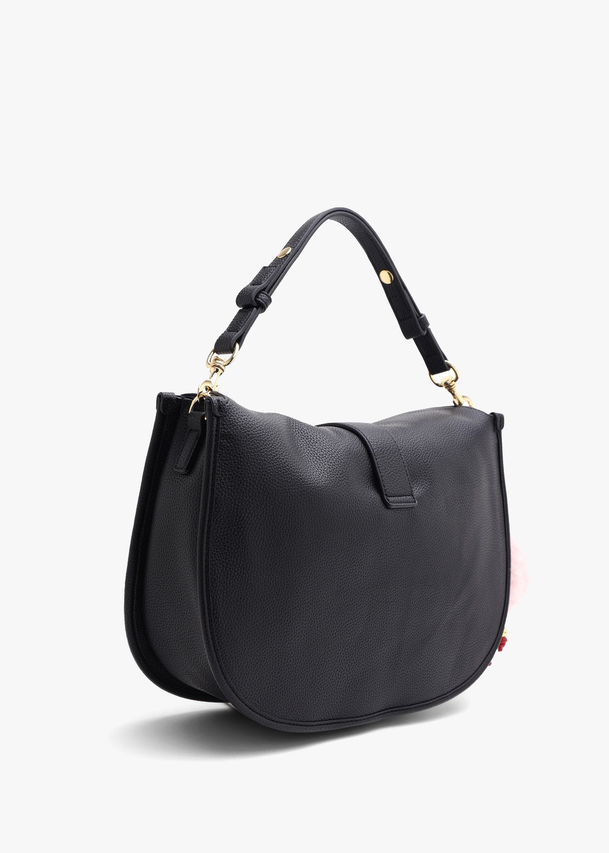 Love Moschino Bouncing Heart Black Shoulder Bag