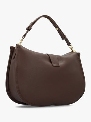 Love Moschino Bouncing Heart Brown Shoulder Bag