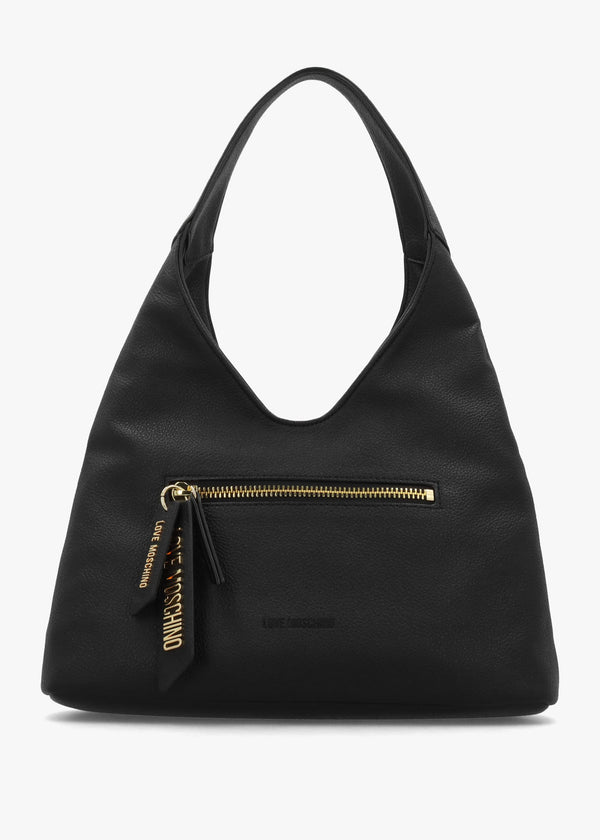 Love Moschino Chime Black Shoulder Bag