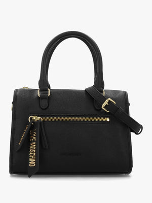 Love Moschino Small Chime Black Tote Bag