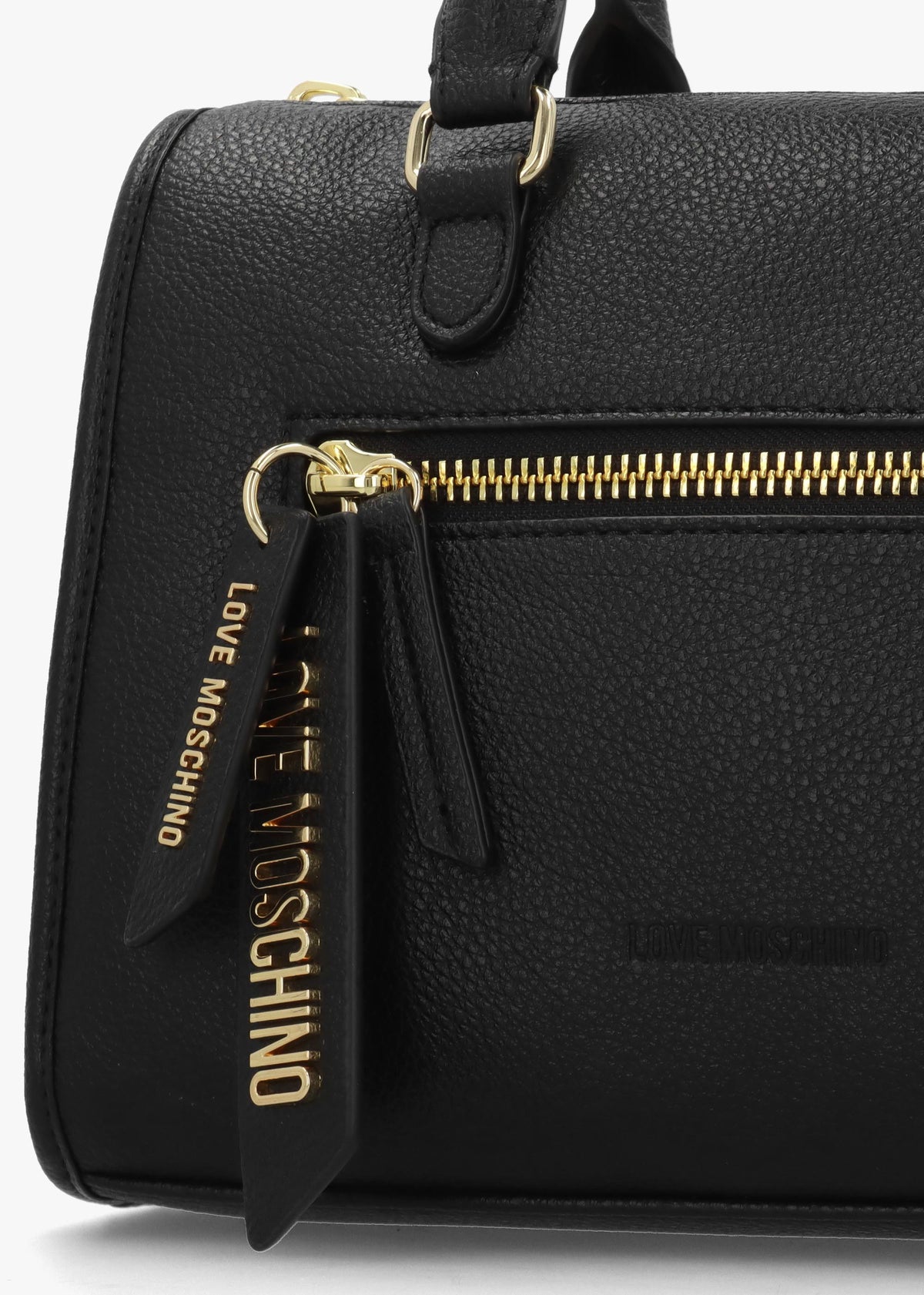 Love Moschino Small Chime Black Tote Bag