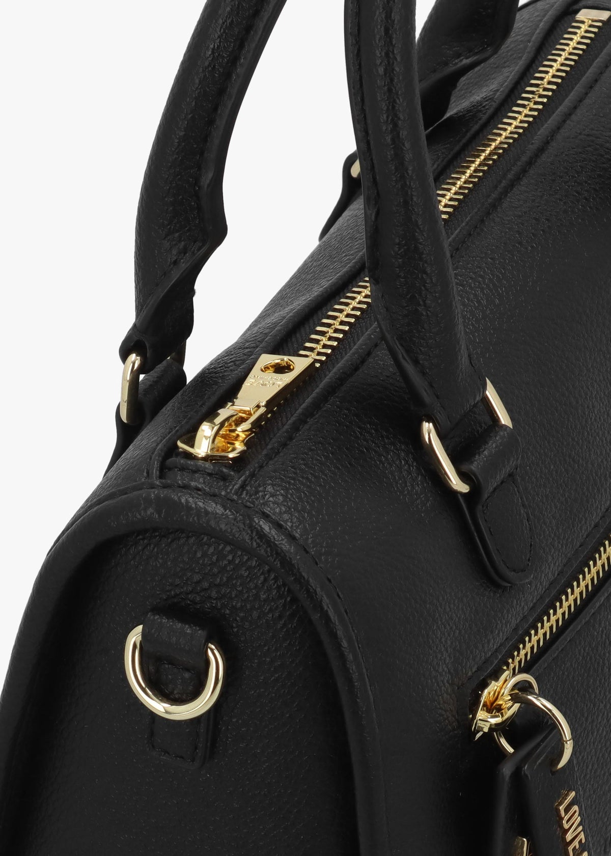 Love Moschino Small Chime Black Tote Bag