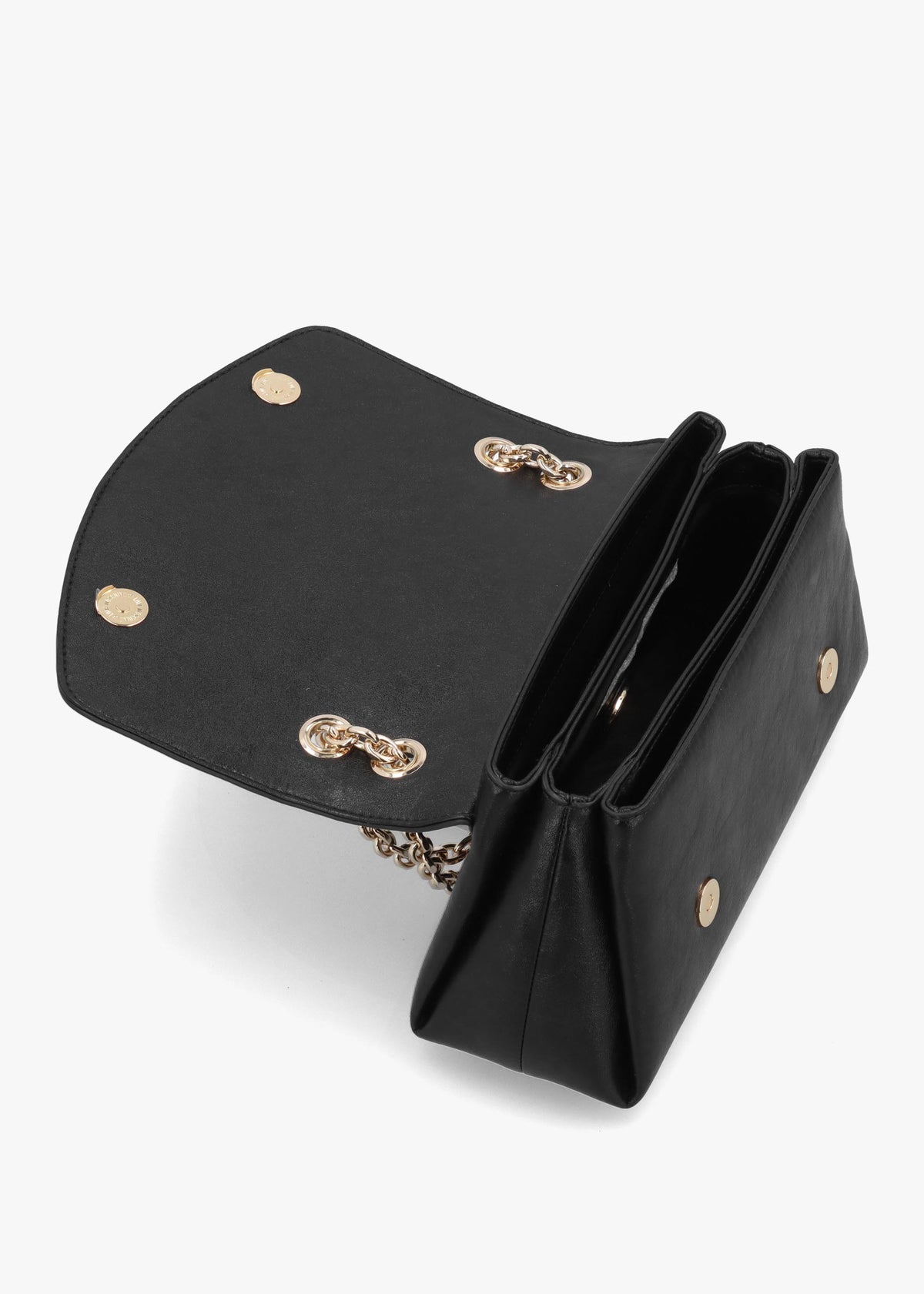 Love Moschino Gilded Black Shoulder Bag