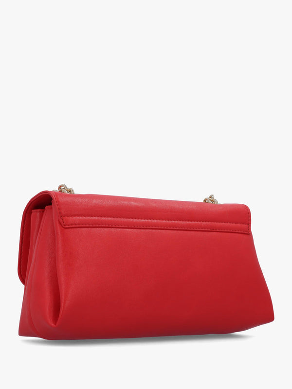 Love Moschino Gilded Red Shoulder Bag