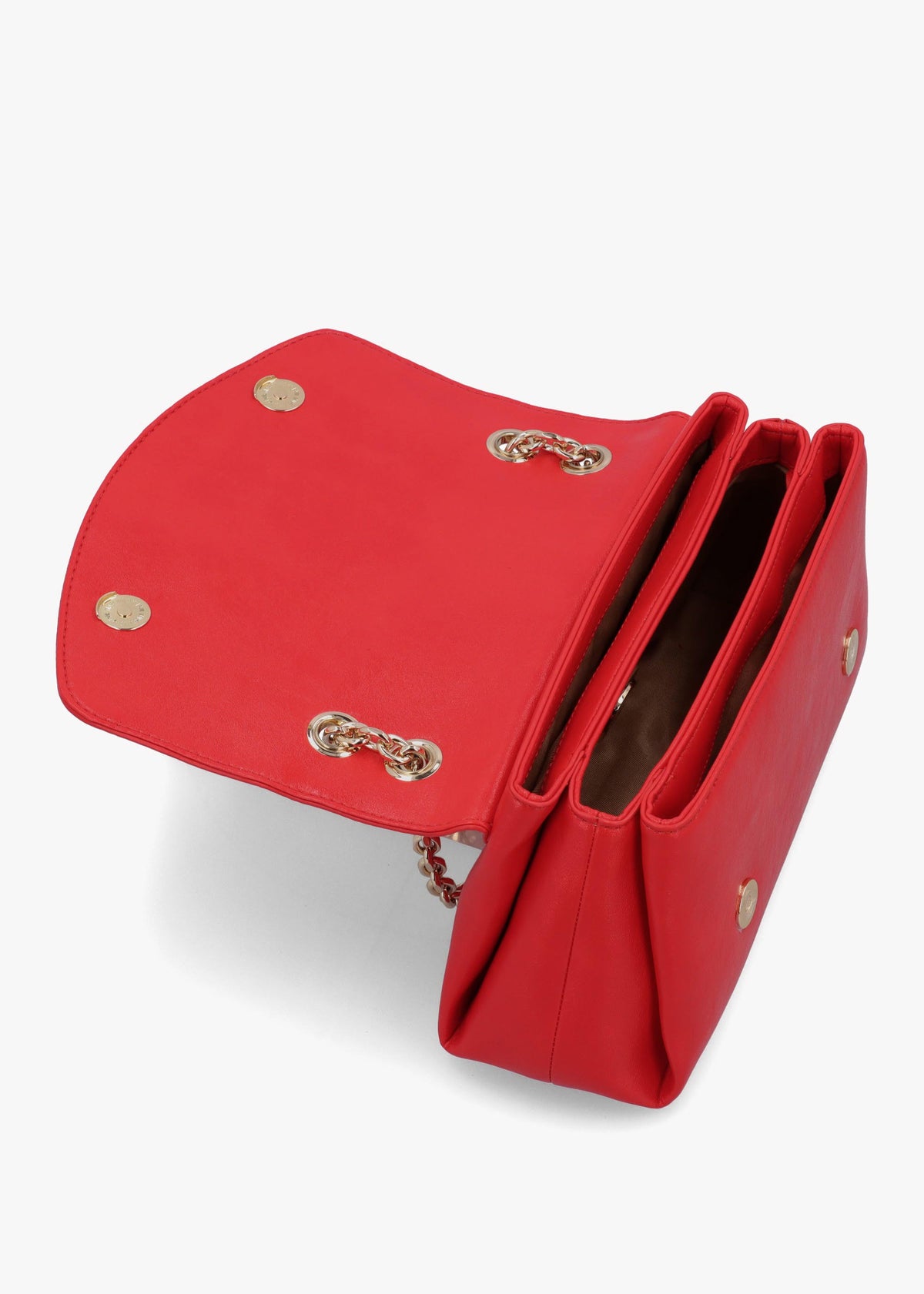 Love Moschino Gilded Red Shoulder Bag