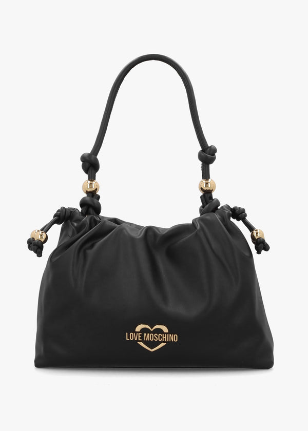 Love Moschino Lollipop Black Shoulder Bag