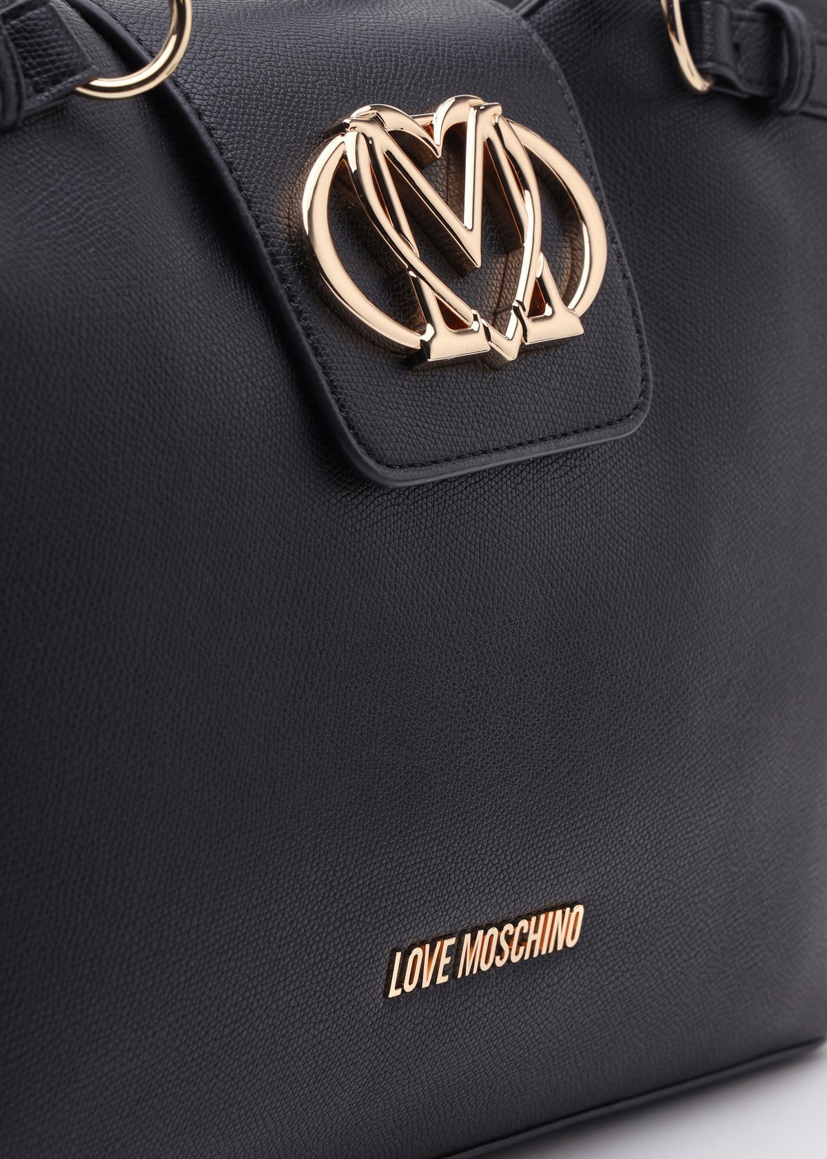 Love Moschino Frieze Black Shopper Bag